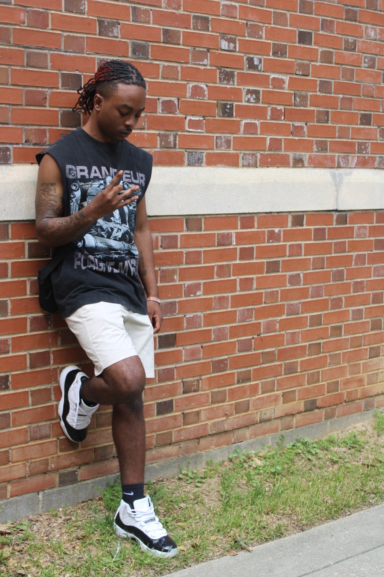 "PEACE" Sleeve-less Tee