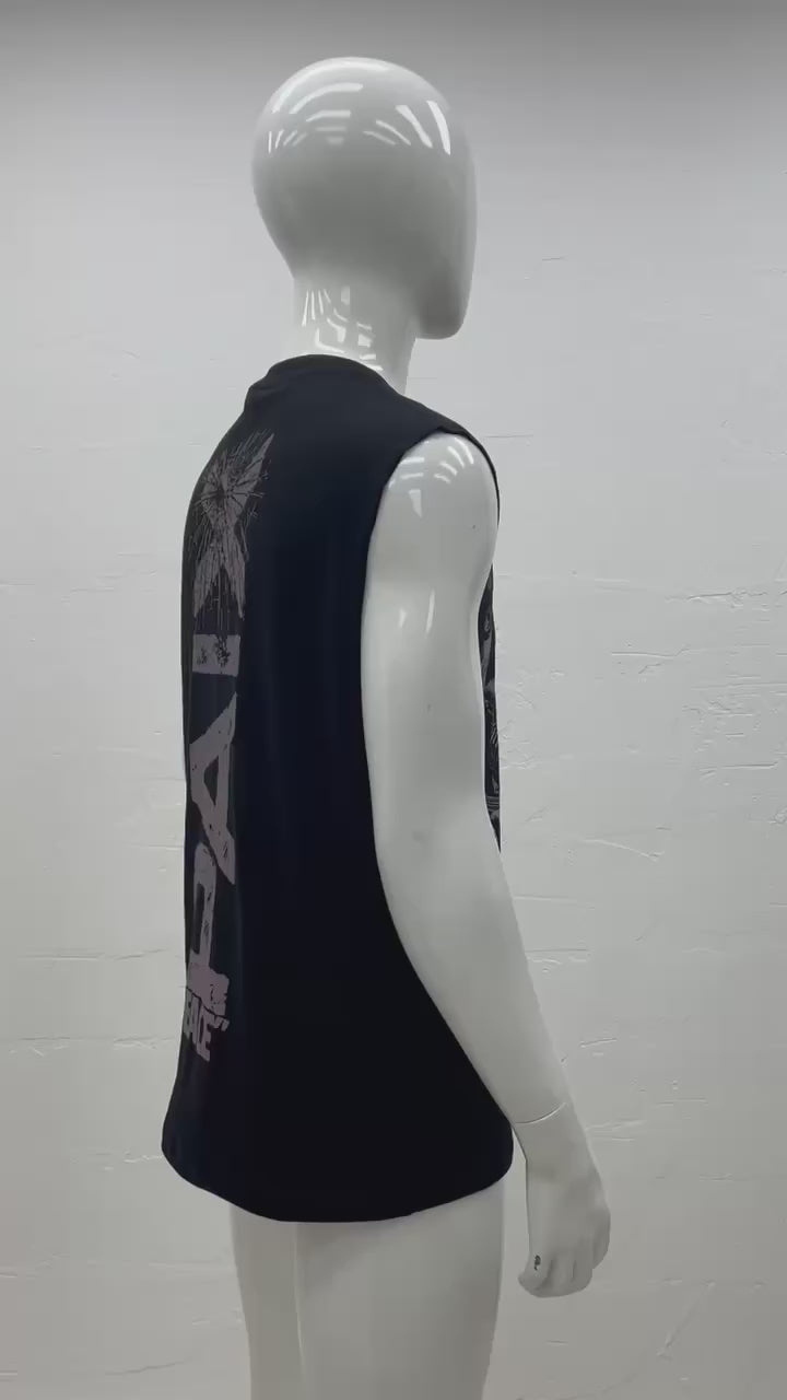 "PEACE" Sleeve-less Tee